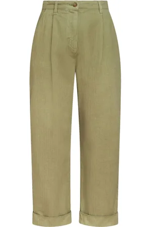 Etro Cropped sildebensmønstrede chinos