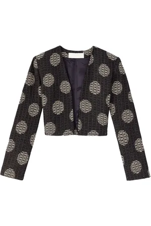 Destree Helmut blazer med geometrisk mønster