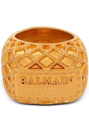 Balmain Ring med præget finish