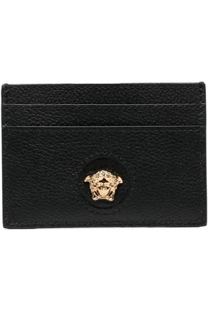 VERSACE Kortholder i læder med Medusa