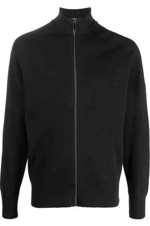Calvin Klein Cardigan med høj hals og lynlås