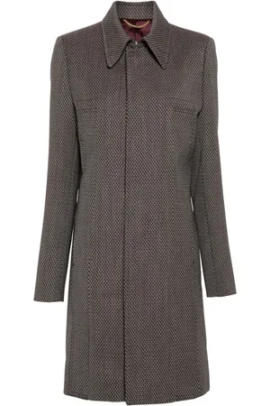 Victoria Beckham Enkeltradet frakke i jacquard