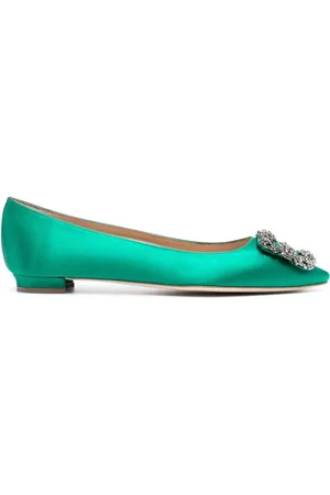 Manolo Blahnik Flade Hangisi ballerinaer