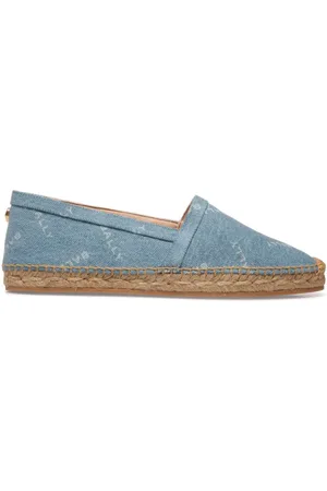 Bally Espadriller i denim med logoplade
