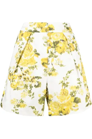 Erdem Shorts med blomstertryk
