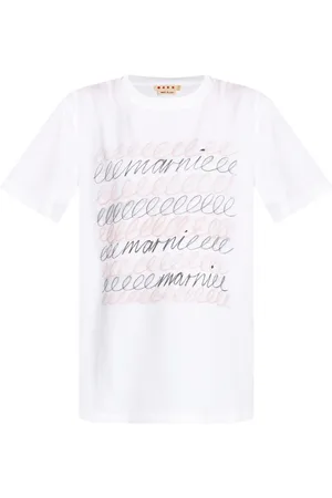 Marni T-shirt med logotryk