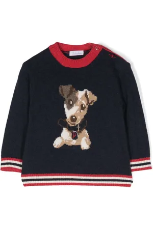 PATACHOU Intarsiastrikket sweater