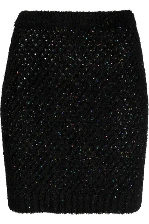 Balmain Kort pailletudsmykket nederdel
