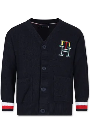 Tommy Hilfiger Cardigan med logo-applikation