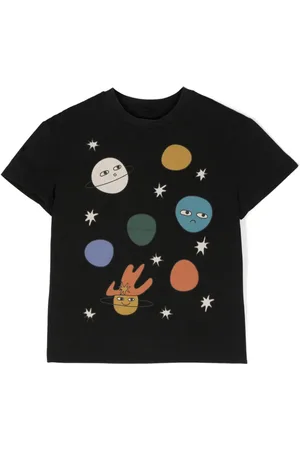Stella McCartney T-shirt med rum-tryk