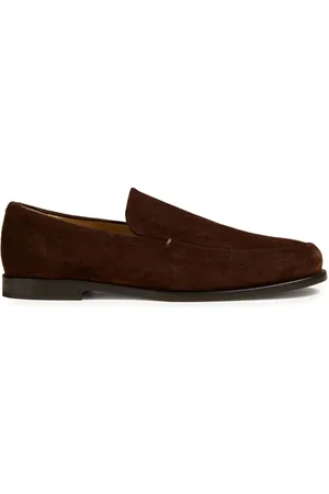 Khaite Alessio loafers i ruskind