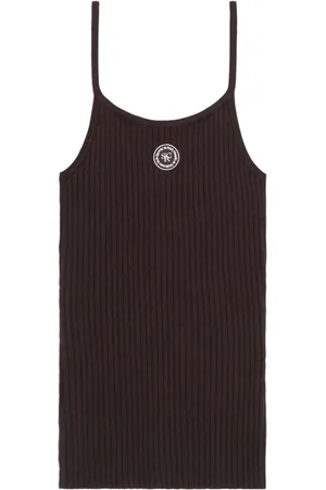 Sporty & Rich Ribbet tanktop med logomærke