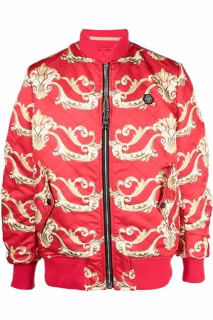Philipp Plein Bomberjakke med baroktryk