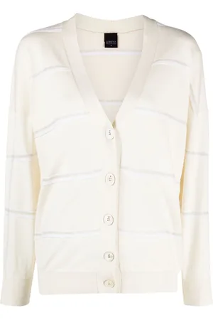 LORENA ANTONIAZZI Stribet cardigan i strik