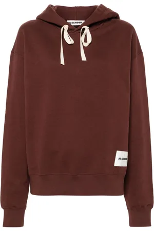Jil Sander Hættetrøje med logo-applikation