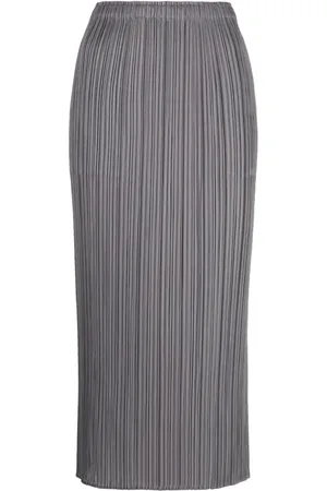 PLEATS PLEASE ISSEY MIYAKE Mellemlang plisseret nederdel