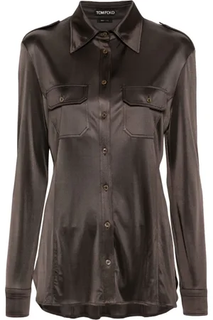 Tom Ford Skinnende skjorte i jersey