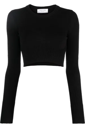 Marine Serre Cropped top i strik