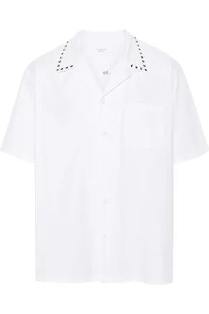 VALENTINO GARAVANI Bowling-skjorte med Rockstud-udsmykning