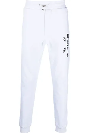 Philipp Plein Joggingbukser med smalle ben og sekskantet logo