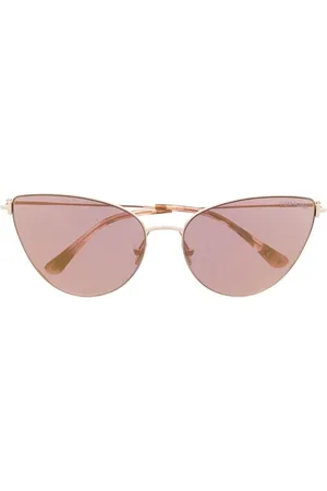 Tom Ford Cat-eye solbriller med logo