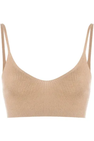 Cashmere In Love Ribstrikket cropped top