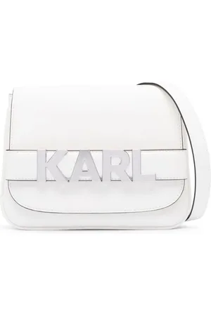 Karl Lagerfeld K/Letters skuldertaske i læder