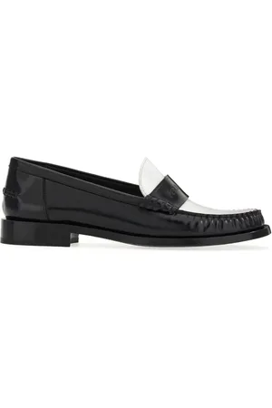 Salvatore Ferragamo Loafers i læder med præget logo