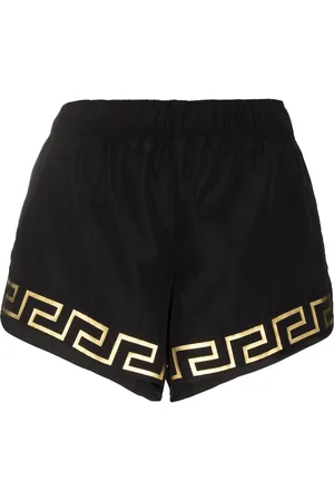 VERSACE La Greca løbeshorts med elastisk talje
