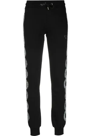 Philipp Plein Joggingbukser med krystal-kabel