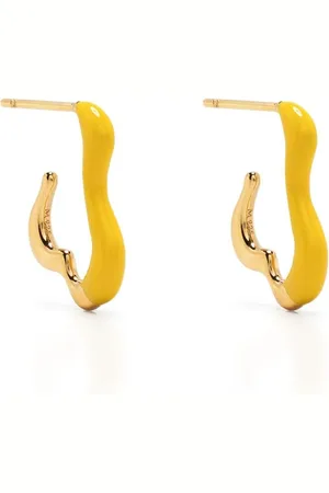 Missoma Små tofarvede Squiggle øreringe