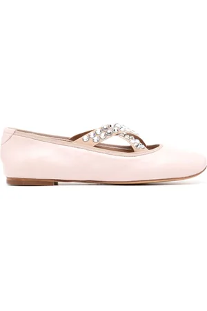 Casadei Ballerinaer med krystaludsmykning