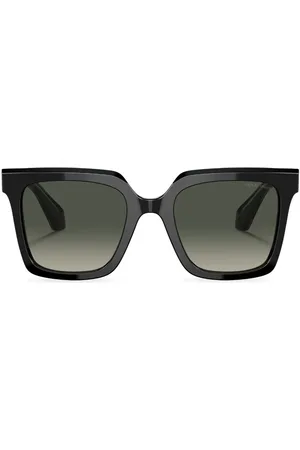 Giorgio Armani Oversize solbriller med gradueret glas