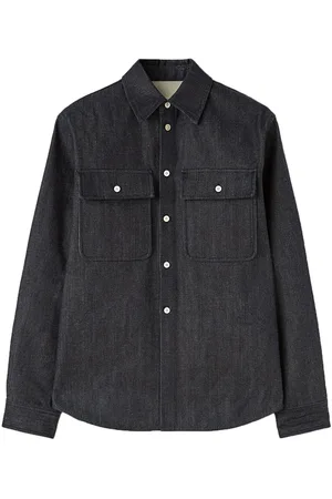 Jil Sander Denimskjorte med spread-krave