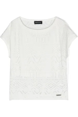 MONNALISA Laserskåret T-shirt