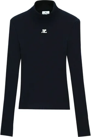 Courrèges Sweater med logo-broderi