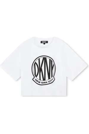 DKNY T-shirt med logotryk