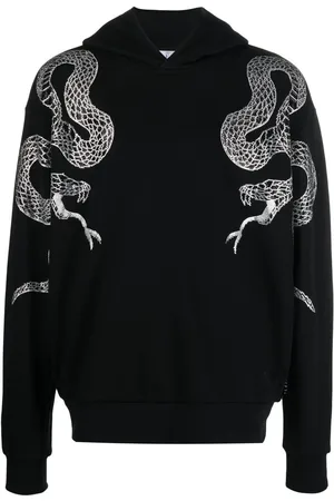 Philipp Plein Udsmykket hættetrøje med logotryk