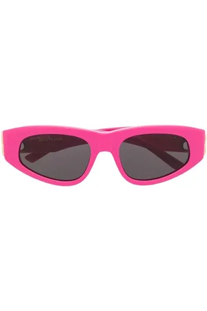 Balenciaga Cat-eye solbriller med logoplade