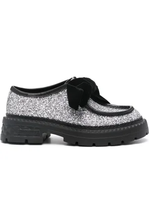 Jimmy Choo Marlow loafers med glimmer