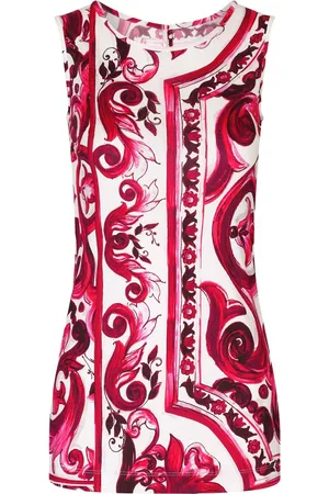Dolce & Gabbana Tanktop med Majolica-tryk