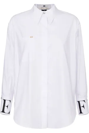 Elisabetta Franchi Skjorte med logotryk