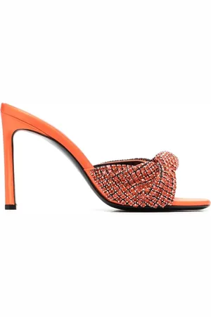 Sergio Rossi X Evangelie Smyrniotaki mules med krystaludsmykning