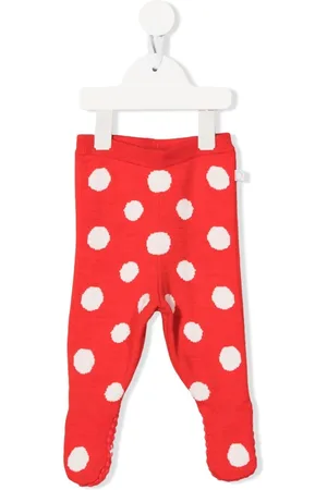 Stella McCartney Polkaprikkede leggings i strik