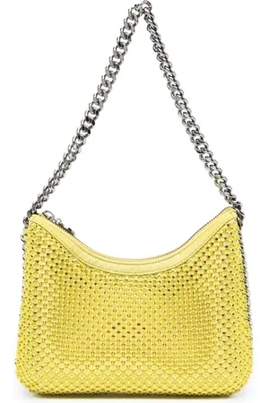 Stella McCartney Mini Falabella skuldertaske med krystaludsmykning
