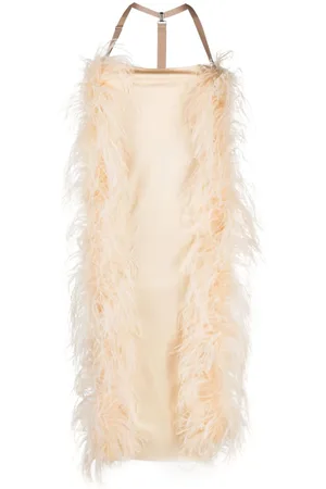 Sportmax Ussita midi-kjole med fjerkant