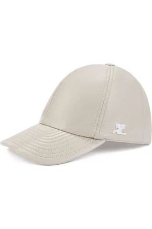 Courrèges Lakeret kasket med logobroderi