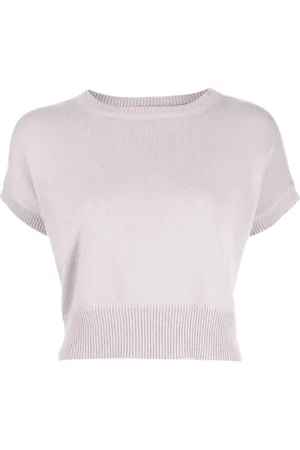 Teddy Cashmere Cropped ærmeløs Genova kashmirtrøje
