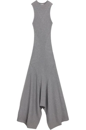 Ami Asymmetrisk ribstrikket kjole