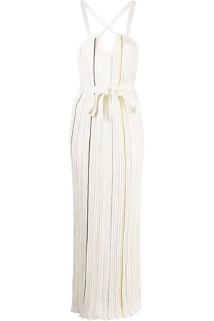 Sonia by Sonia Rykiel Stribet kjole med plisseringer